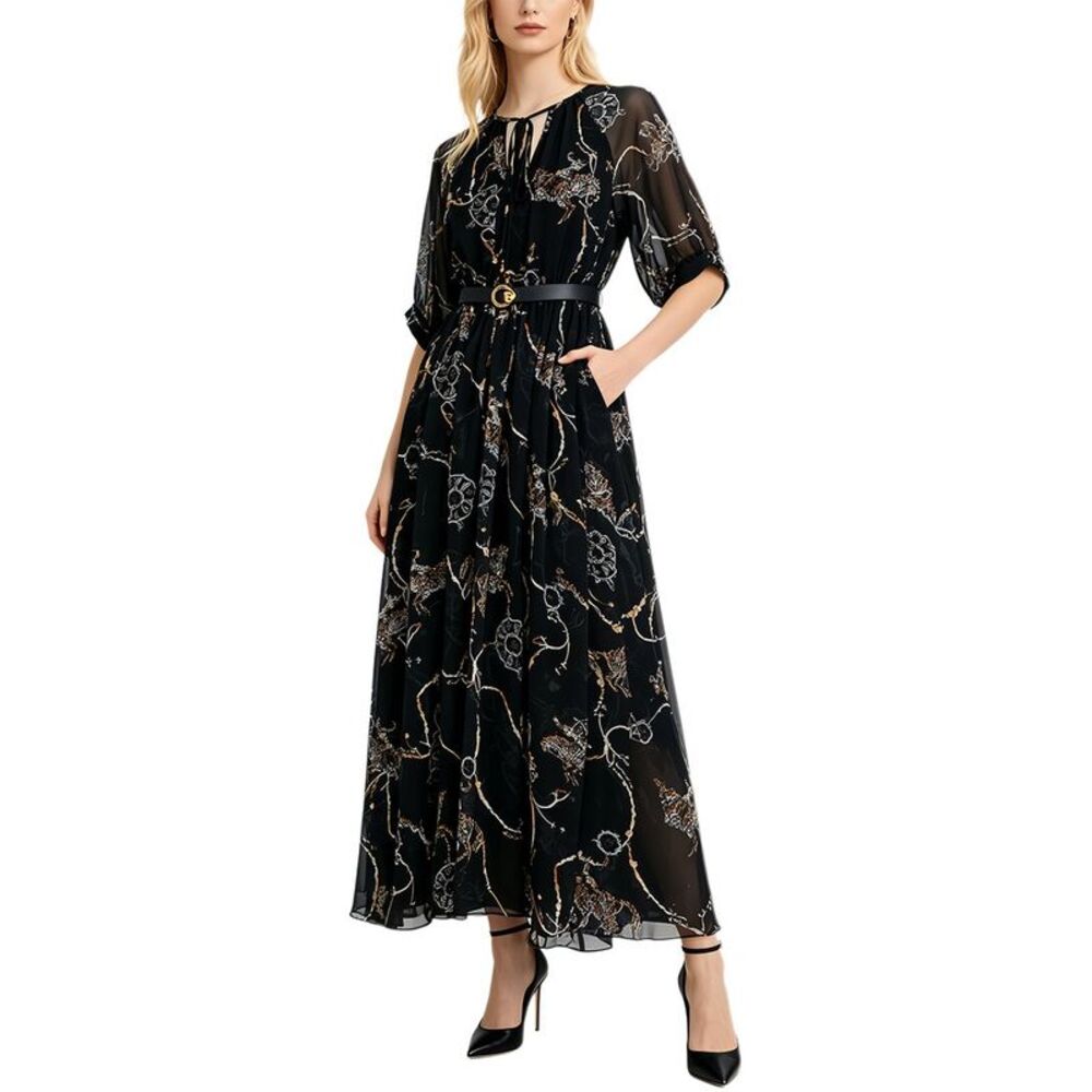 Brc By Burryco Womens Printed Maxi Dress